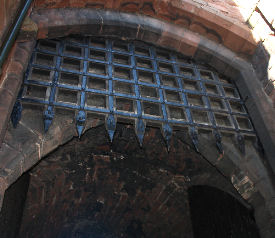 portcullis at carlisle castle