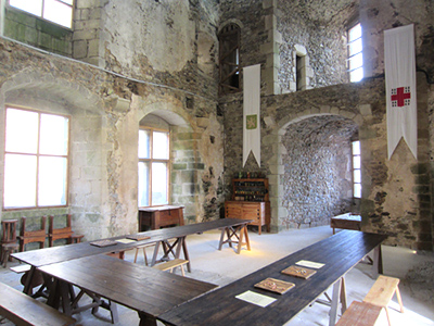 Castle of St Mesmin interior