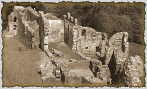 okehampton castle, devon