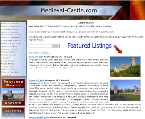 Medieval Castle Listings