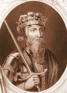 Edward III (1312-1377) an engraving from the 1800s