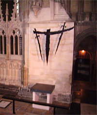 Site of Becket murder in Canterbury Cathedral
